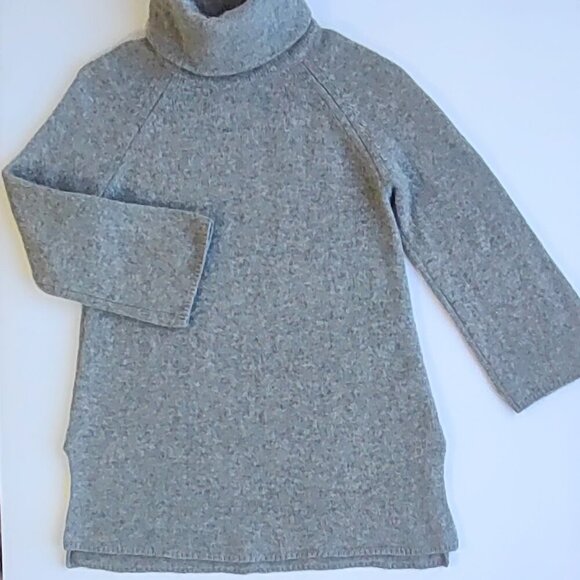 Calypso St Barth 100% Cashmere High Neck Sweater Pale-Gray Classic Luxury SizeXS - Picture 6 of 9